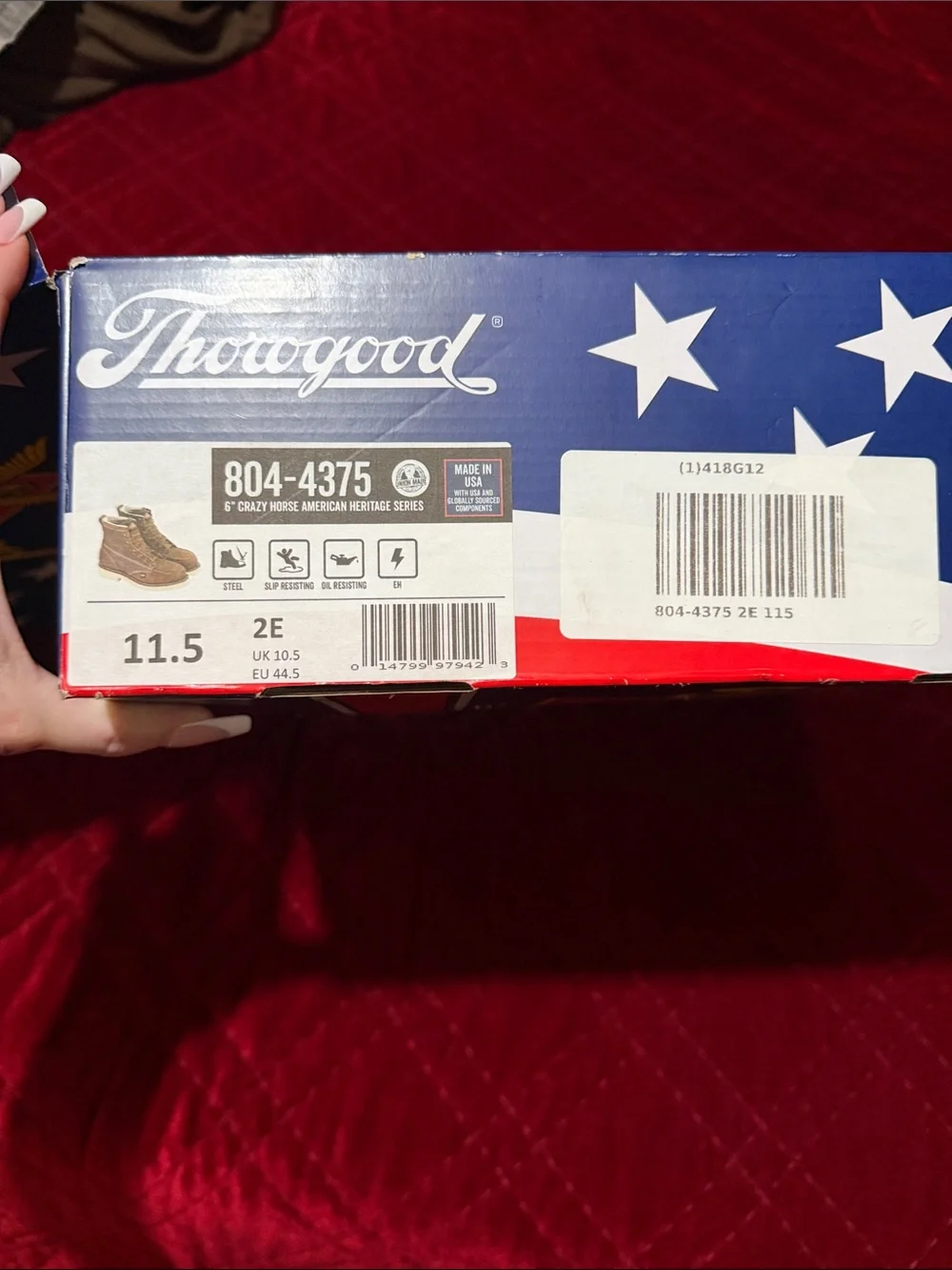 BRAND NEW, THOROGOOD AMERICAN HERITAGE 6
